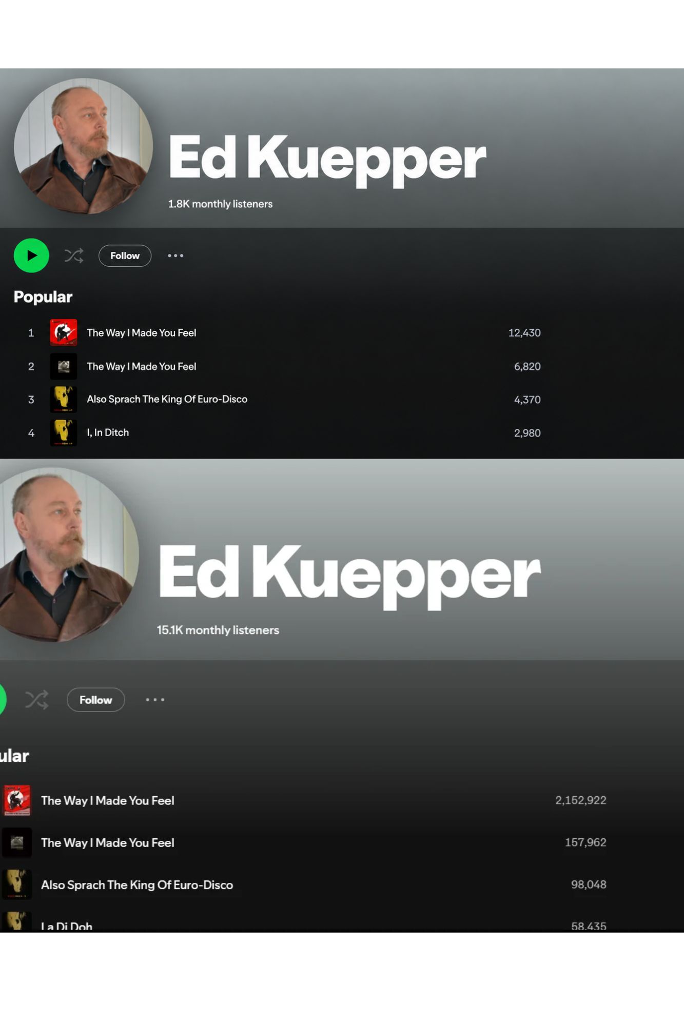 Ed Kuepper promotion sample